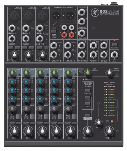Mackie 802VLZ4 mikser audio 8 kan. 20 - 20000 Hz - 2932361