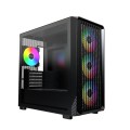 Montech X5M (B) zabezpieczenia & uchwyty komputerów Micro Tower Czarny - 2932835