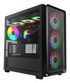 Montech X5M (B) zabezpieczenia & uchwyty komputerów Micro Tower Czarny - 2932829