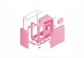 HYTE X50 MID TOWER CASE STRAWBERRY MILK - 2932622