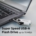 Intenso USB 256GB OFFICE LINE 3.2 Gen1 Silver-Black pamięć USB USB Typu-A 3.2 Gen 1 (3.1 Gen 1) Czarny, Srebrny - 2934364