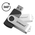 Intenso USB 256GB OFFICE LINE 3.2 Gen1 Silver-Black pamięć USB USB Typu-A 3.2 Gen 1 (3.1 Gen 1) Czarny, Srebrny - 2934362