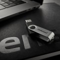 Intenso USB 256GB OFFICE LINE 3.2 Gen1 Silver-Black pamięć USB USB Typu-A 3.2 Gen 1 (3.1 Gen 1) Czarny, Srebrny - 2934365