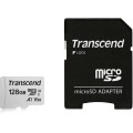 SD microSD Card 128GB Transcend SDXC USD300S-A w/Adapter - 2934480