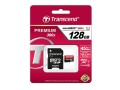 SD microSD Card 128GB Transcend SDXC UHS1 w/adapter - 2934482