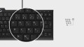 KeySonic KSK-5010ELC (DE) klawiatura Dom USB QWERTZ Niemiecki Czarny - 2934658