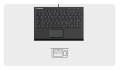 KeySonic KSK-3211ELU (DE) klawiatura Dom USB QWERTZ Niemiecki Czarny - 2934661