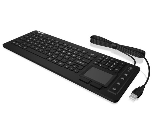 KeySonic KSK-6231 INEL (UK) klawiatura Przemysłowy USB QWERTY British English Czarny - 2934672