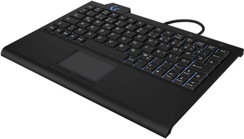 KeySonic KSK-3210ELU (DE) klawiatura Dom USB QWERTZ Niemiecki Czarny - 2934694