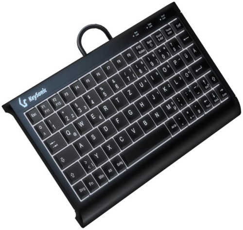 KeySonic KSK-3011ELC (DE) klawiatura Dom USB QWERTZ Niemiecki Czarny - 2934703