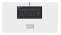 KeySonic KSK-3011ELC (DE) klawiatura Dom USB QWERTZ Niemiecki Czarny - 2934707