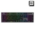 Sharkoon SKILLER SGK20 Brown klawiatura Gaming USB QWERTZ Niemiecki Czarny - 2934767