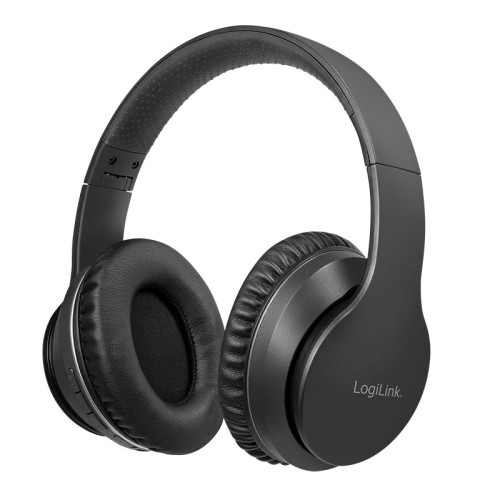 LogiLink BT0053 słuchawki/zestaw słuchawkowy Bezprzewodowy Opaska na głowę Muzyka Bluetooth Czarny - 2935545
