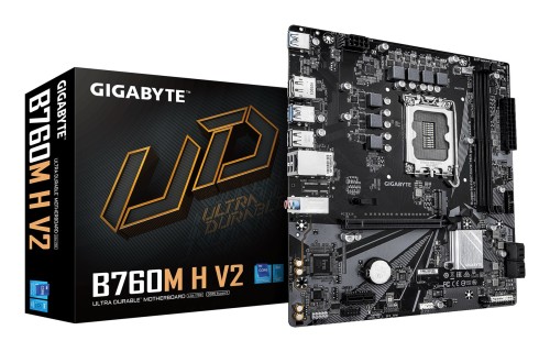 GIGABYTE B760M H V2 płyta główna Intel B760 Express LGA 1700 micro ATX - 2935949