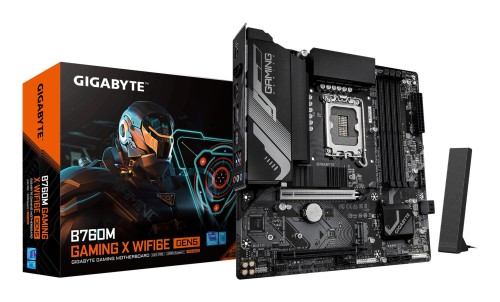 GIGABYTE B760M GAMING X WIFI6E GEN5 Intel B760 LGA 1700 micro ATX - 2935972