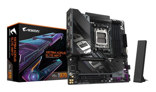 GIGABYTE X870M AORUS ELITE WIFI7 AMD X870 Gniazdo AM5 micro ATX - 2936022
