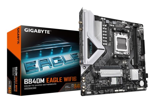 GIGABYTE B840M EAGLE WIFI6 płyta główna AMD B840 Gniazdo AM5 micro ATX - 2936187