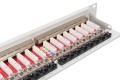 Digitus Panel krosowy (patch panel) 19'' 24x RJ45, LSA poziom, kat.6A, ekranowany, 1U, szary, prowadnica kabli - 2937396