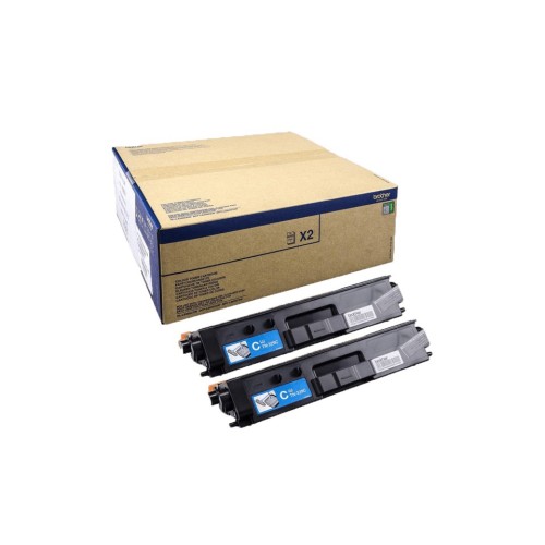 Brother TN-329CTWIN kaseta z tonerem 2 szt. Oryginalny Cyjan - 2939046