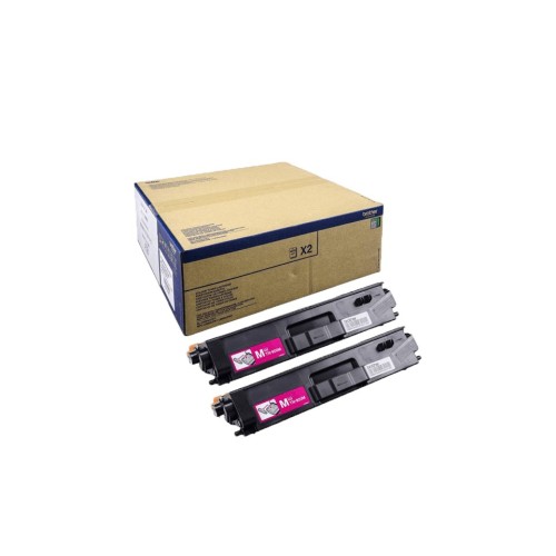 Brother TN-900MTWIN kaseta z tonerem 2 szt. Oryginalny Purpurowy - 2939047