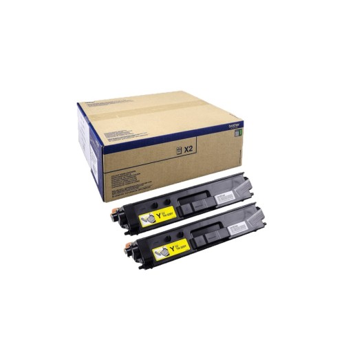 Brother TN-329YTWIN kaseta z tonerem 2 szt. Oryginalny Żółty - 2939048