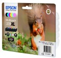 Tusz Epson 378XL Multipack 6-kolorów C13T37984010 (czarny, żółty, cyjan, magenta, jasny magenta, jasny cyjan) - 2939623