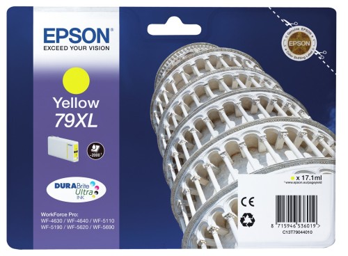 Epson Tower of Pisa Singlepack Yellow 79XL DURABrite Ultra Ink - 2939636