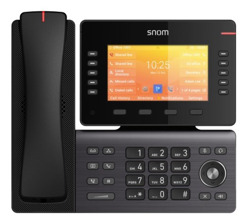 Snom D892M telefon VoIP Czarny TFT Wi-Fi - 2941032