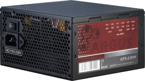 Inter-Tech Argus APS moduł zasilaczy 620 W 20+4 pin ATX ATX Czarny - 2941613
