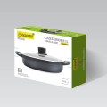 Garnek z pokrywką płaski Maestro  MR-4328-S - 2942410