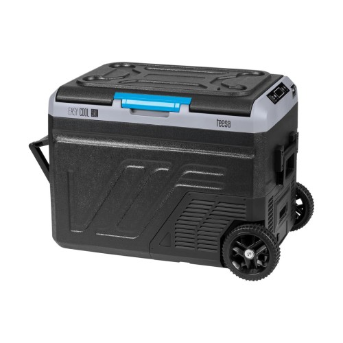 Profesjonalna lodówka turystyczna kompresorowa TEESA z funkcją mrożenia 50L DC12/24 AC 230V, duże koła i solidna rączka , Bluetooth, możliwość zasilania baterią - 2942708