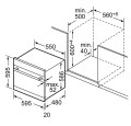 Zmywarka kompaktowa do zabudowy BOSCH SCX6ITB00E czarna - 2944319