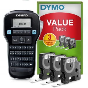 DYMO LabelManager 160 Valuepack drukarka etykiet Termotransferowy 160 x 160 DPI 12 mm/s D1 QWERTZ