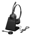 Jabra Engage 55 SE Zestaw słuchawkowy Bezprzewodowy Opaska na głowę Biuro/centrum telefoniczne Czarny - 2944667