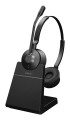 Jabra Engage 55 SE Zestaw słuchawkowy Bezprzewodowy Opaska na głowę Biuro/centrum telefoniczne Czarny - 2944668