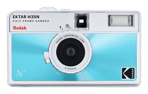 Kodak EKTAR H35N Kompaktowa kamera filmowa 35 mm Niebieski, Srebrny