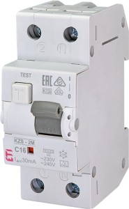 RELAY CURR LEAK 2P 16A 30MA KZS-2M AUTO