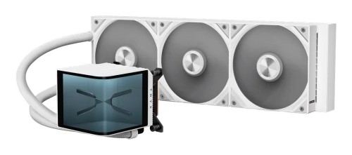 Chłodzenie wodne TRYX PANORAMA 360 AiO z wyświetlaczem 3D AMOLED - 360mm, biały - 2945304