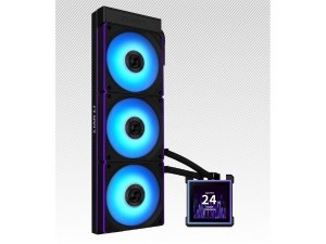 Lian Li HydroShift II LCD-S 360 CL Procesor Zestaw do chłodzenia płynami 12 cm Czarny 1 szt.