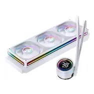 Jonsbo TH-360 AiO Wasserkühlung, ARGB, Segmentanzeige - 360mm, weiß