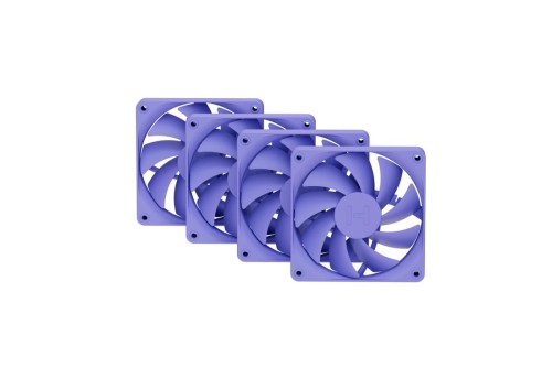 HYTE FAN- -FA12-TM-4 system chłodzenia komputerów Procesor Wentylator 12 cm Fioletowy 4 szt. - 2945363