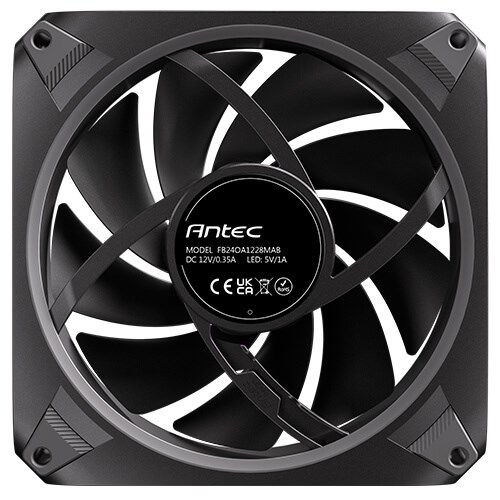 Antec Orbit 120 ARGB FAN Obudowa komputera Wentylator 12 cm Czarny - 2945432