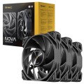 Antec Nova Obudowa komputera Wentylator 12 cm Czarny 3 szt. - 2945443