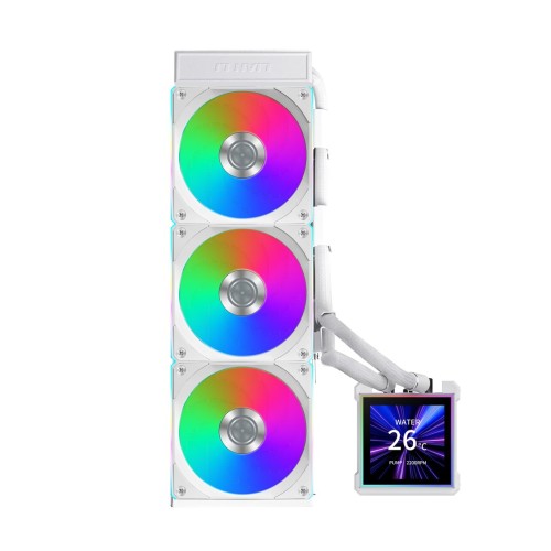 Chłodzenie wodne Lian Li HydroShift II LCD-S 360 CL 12cm Biały - 2945454