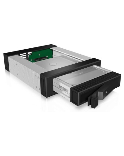 ICY BOX IB-129SSK-B 13,3 cm (5.25") Panel bezela Czarny - 2924993