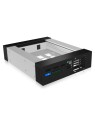 ICY BOX IB-129SSK-B 13,3 cm (5.25") Panel bezela Czarny - 2924992