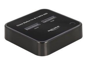 DeLOCK Stacja dokująca M.2 dla 2 x M.2 SATA SSD z funkcją klonowania