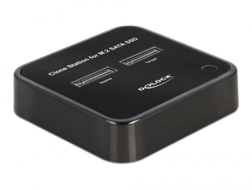 DeLOCK Stacja dokująca M.2 dla 2 x M.2 SATA SSD z funkcją klonowania - 2946036