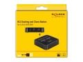 DeLOCK Stacja dokująca M.2 dla 2 x M.2 SATA SSD z funkcją klonowania - 2946035