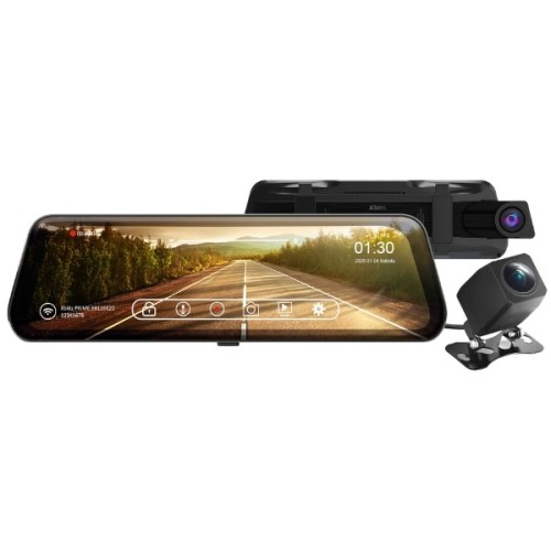 Wideorejestrator z kamerą cofania FHD i WIFI Prime - 2946281